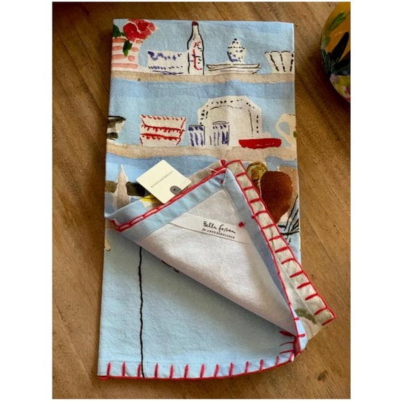 Bella Foster Shelfie Dish Towel Anthropologie NWT - Picture 10 of 16